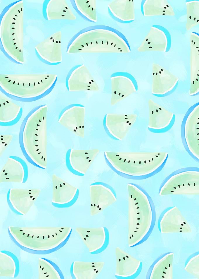 Summertime Aqua Blue