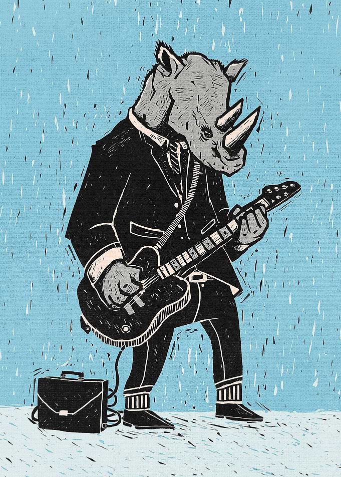 Corporate Rock - Artwork by Ronan Lynam