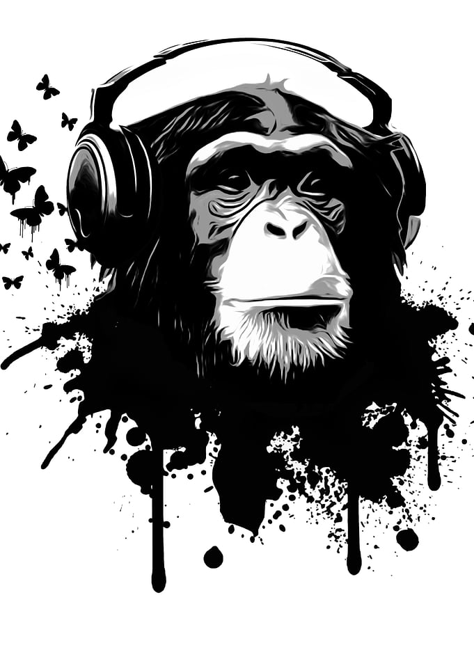 Monkey Business - White