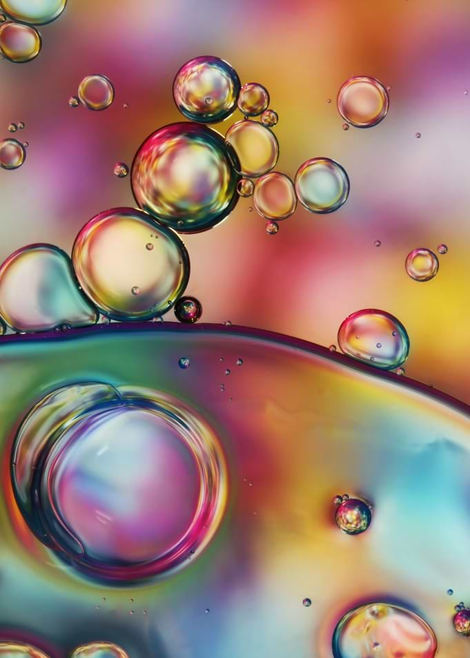 Rainbow Bubble Drops