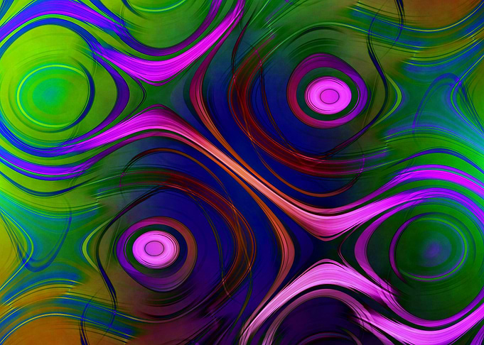 Beautiful abstract digital art work