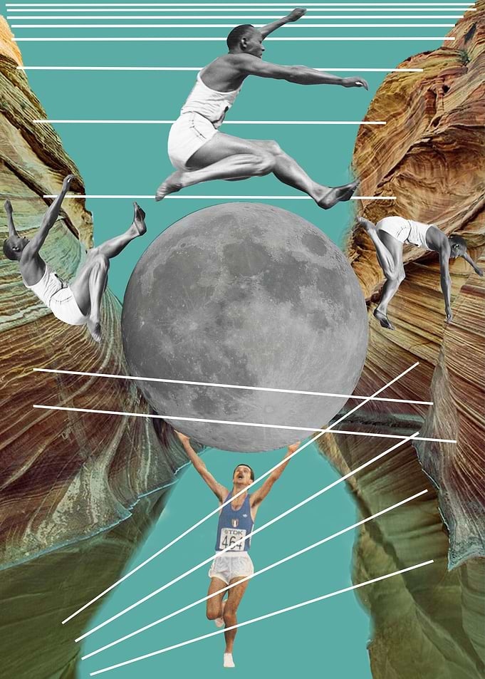 Jumping the moon