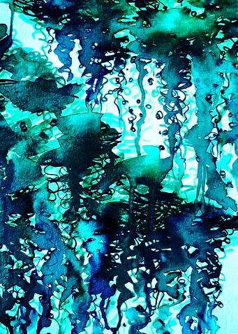 The Perfect Storm - Turquoise and Black
