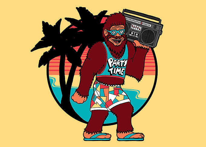 Bigfoot on Vacation