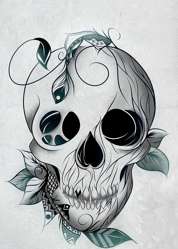 Skull Boho