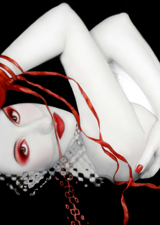 The Red Facade - Self Portrait