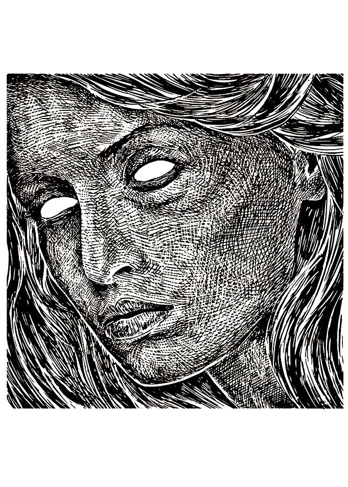 without eyes