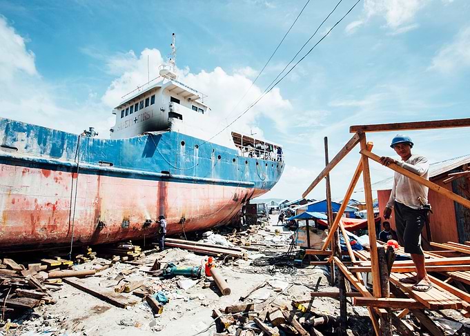 Tacloban harbour