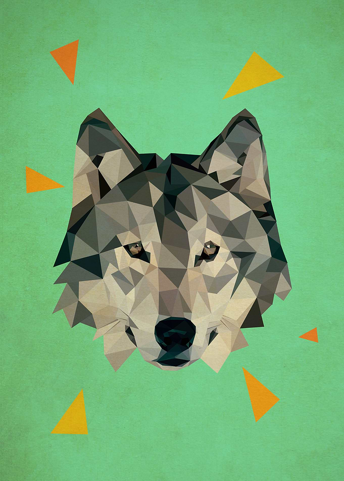 triangle wolf