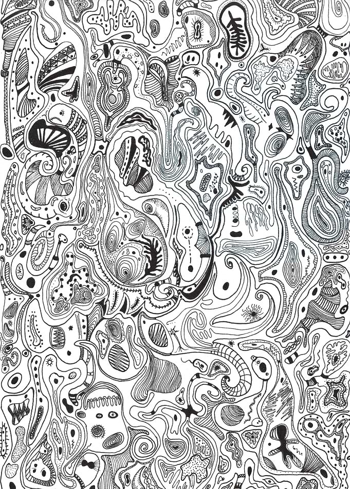Histological sections of my inner world #4 (original ve ...