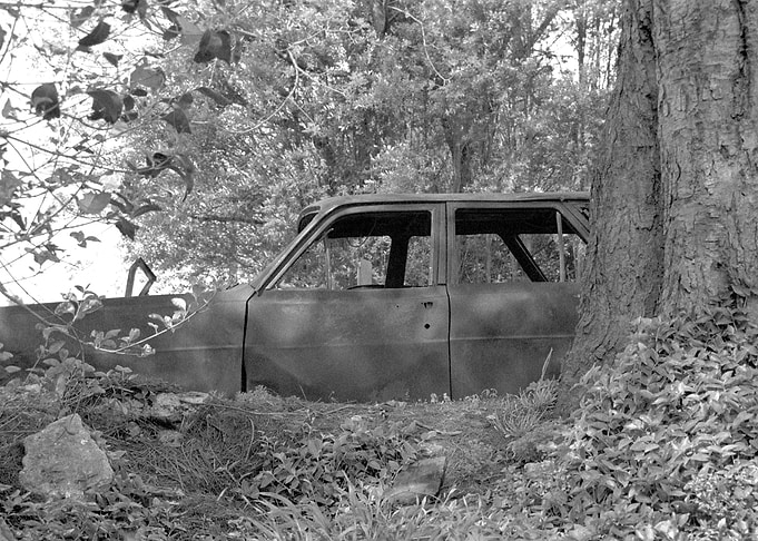 Once a stately Holden HR station wagon. Now in a state ...