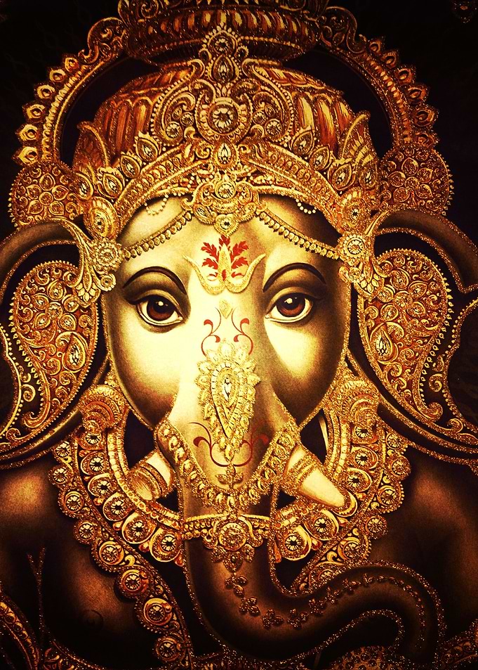 gold ganesh