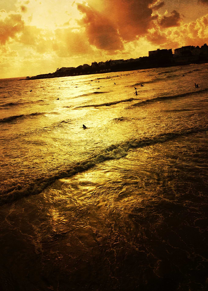 evening beach