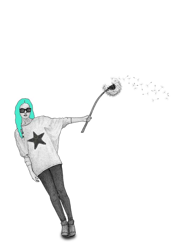 Girl with Dandelion.