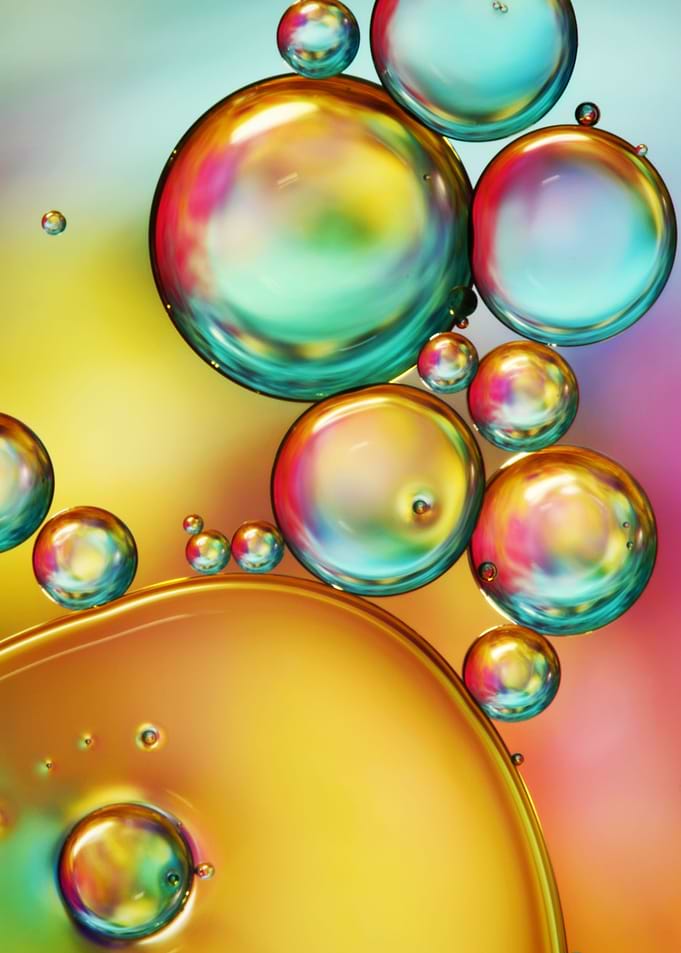 Pretty Drops of Rainbow Oil II