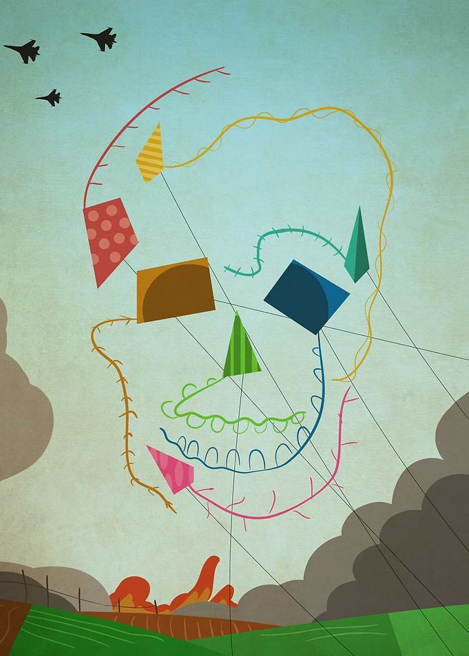 flying skull