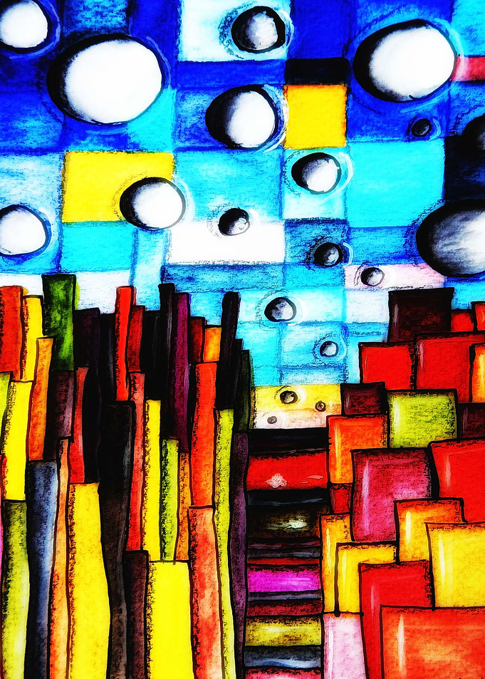 Abstract Autumn Landscape
