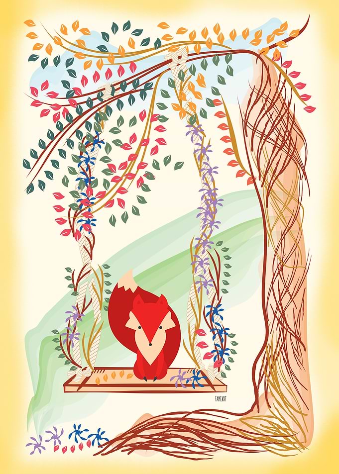 Vibrant Jungle Fox