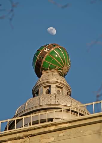 Earth and moon