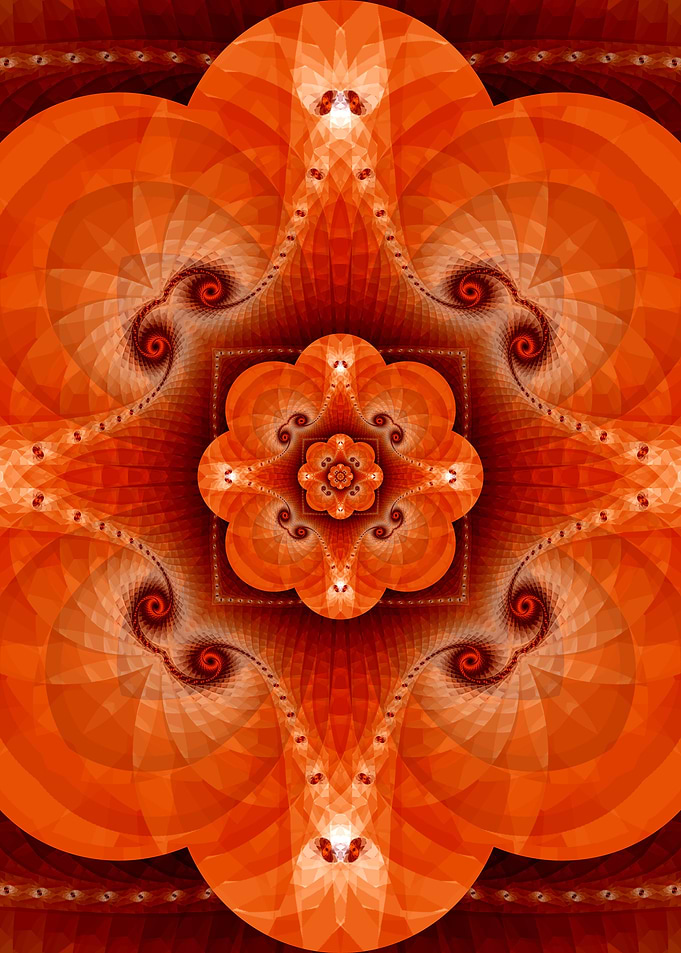 fractal art blossom