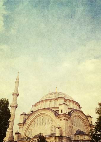 the minaret
