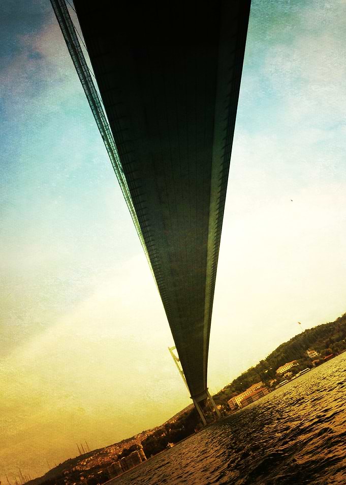 view of the bridge
