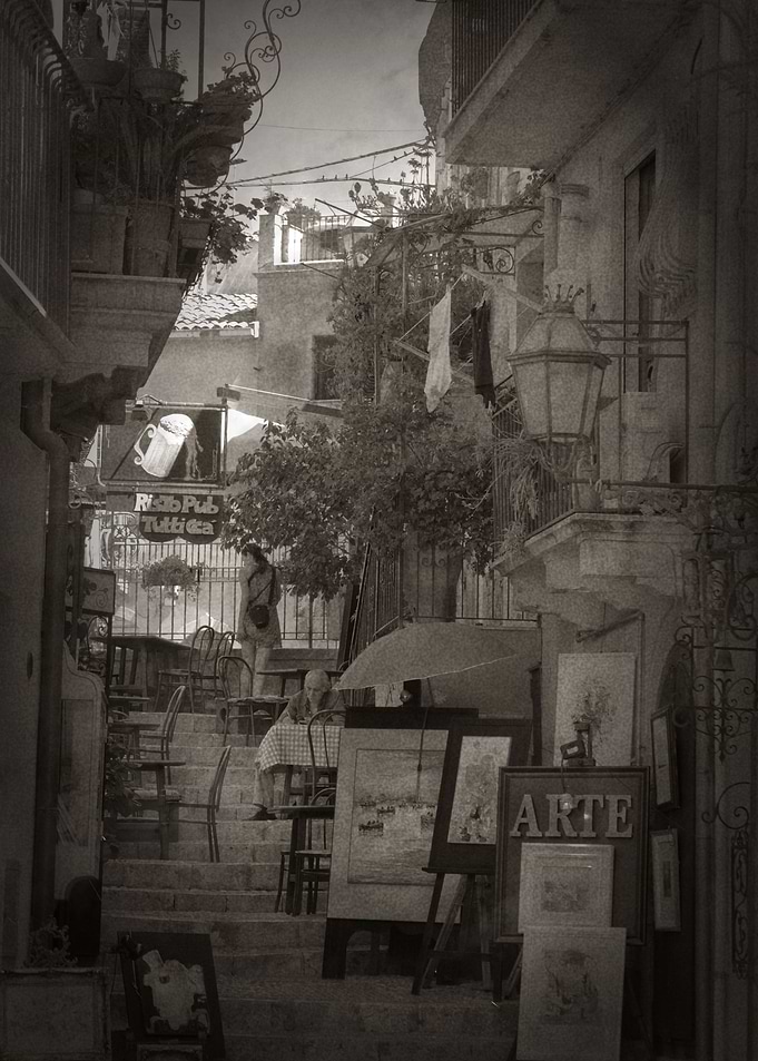 Italy streets vintage look