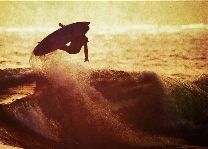 evening surfer