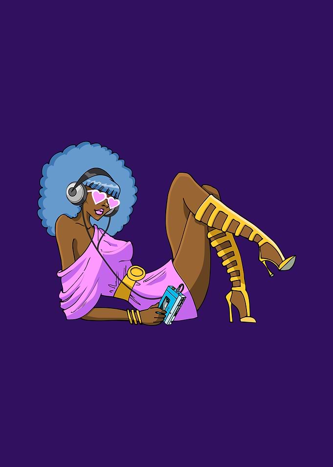 Funky Retro Girl