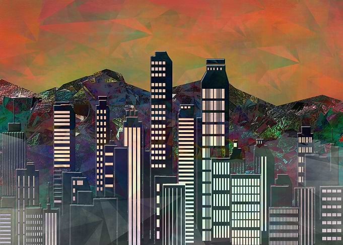Geometric City - Twilight