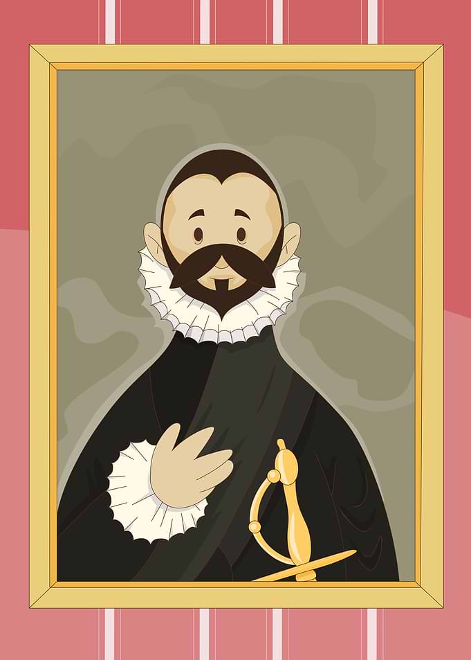 Nobleman with his Hand on his Chest
