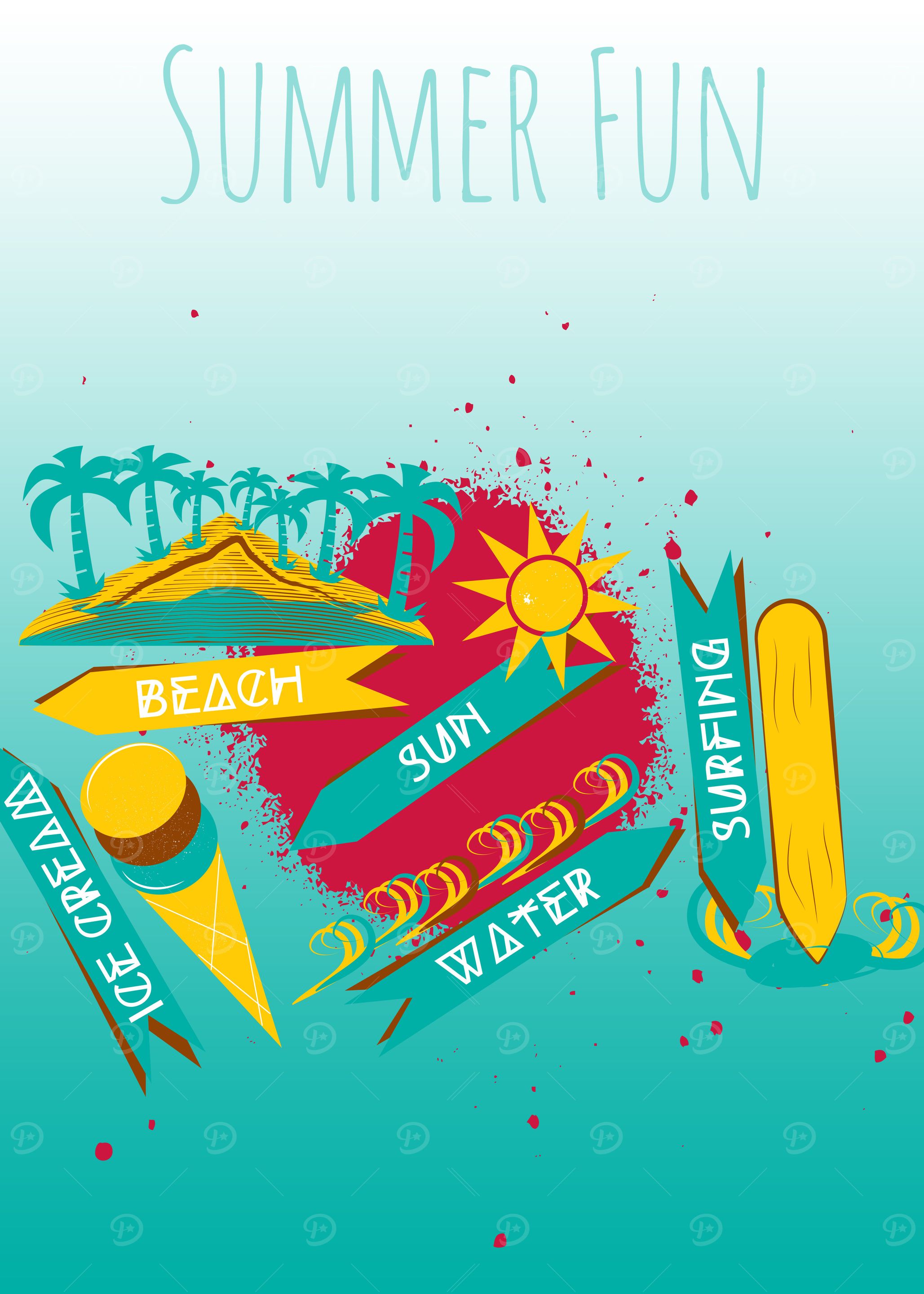 Beach. Summer Fun