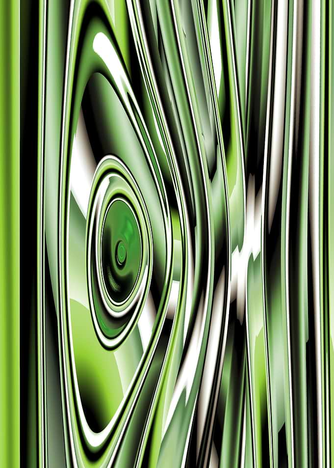 second version of green circle with green color gradien ...