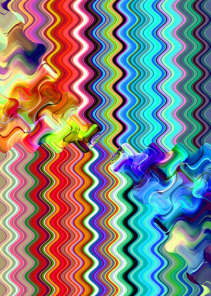 decorative colorful abstract art