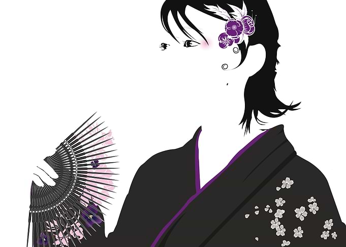 Don't look at me, I'm a Geisha...