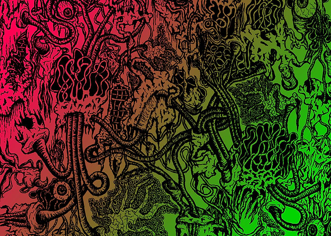 Chaos in my Mind- pen doodle