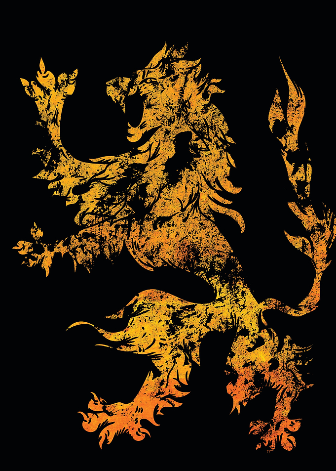 Heraldic Lion - Grungy Heraldry