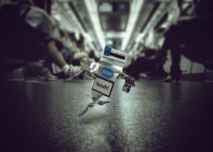 Run away in the train