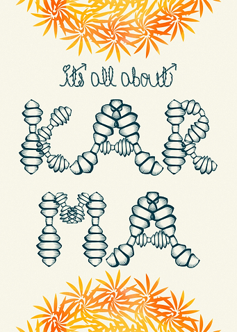 It's all about Karma. Self made Fonts