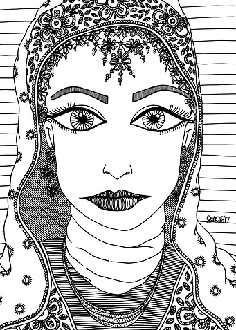 .afghan bride. [brides of middle