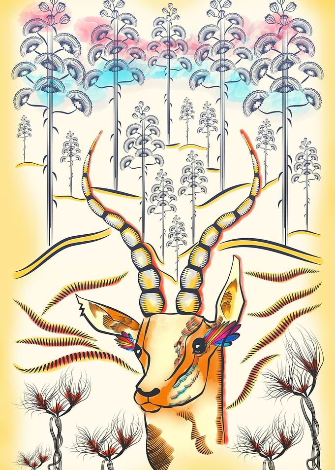 Vibrant Jungle Antelope