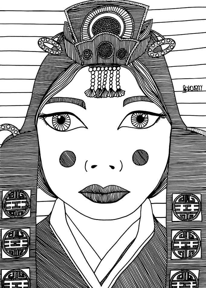.korean bride. [brides of middle