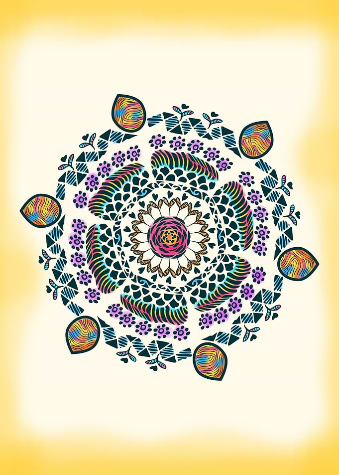 Mandala Floral Mandala