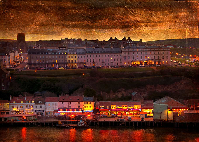 Whitby at night
