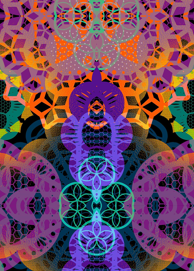 CHEERFUL FLORAL ORNAMENTIC
