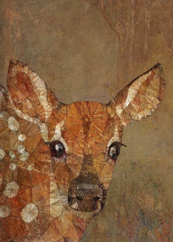 abstract fawn