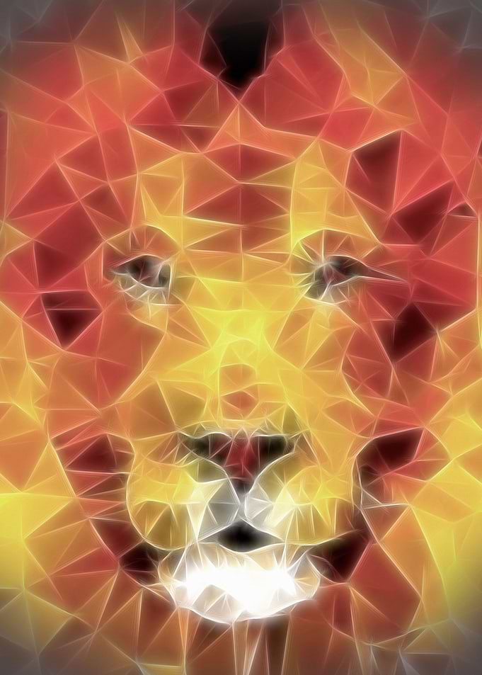fractal lion