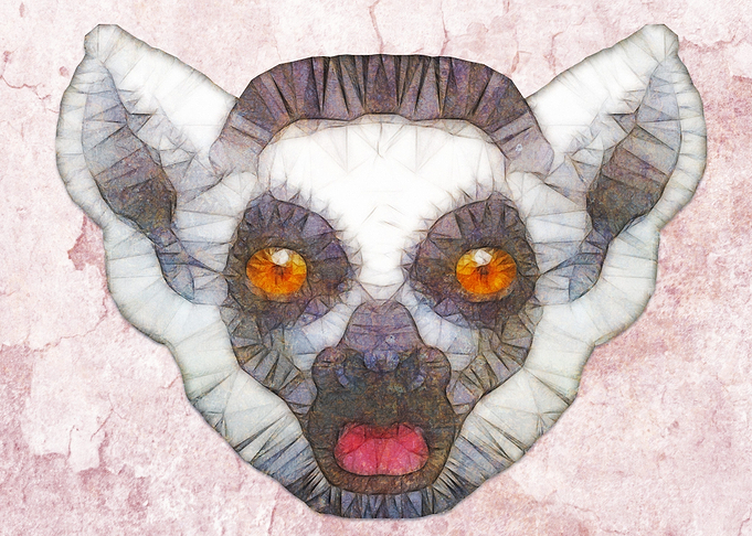 abstract lemur