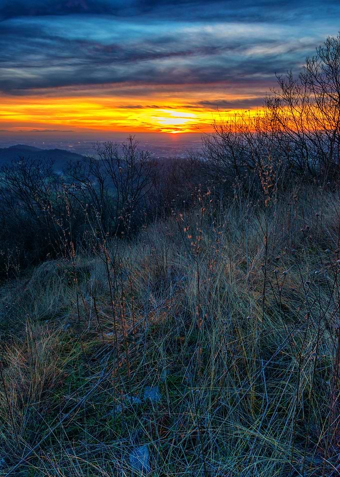 Winter sunset