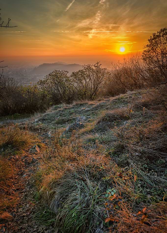 Winter sunset